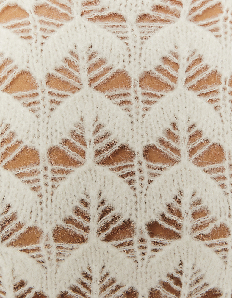 White Knit Turtle Neck Jumper | TALLY WEiJL