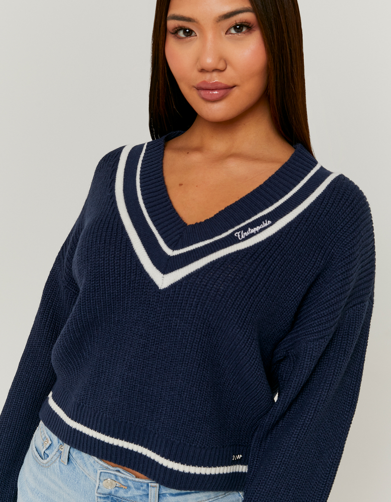 TALLY WEiJL, Pull Rayé Bleu for Women