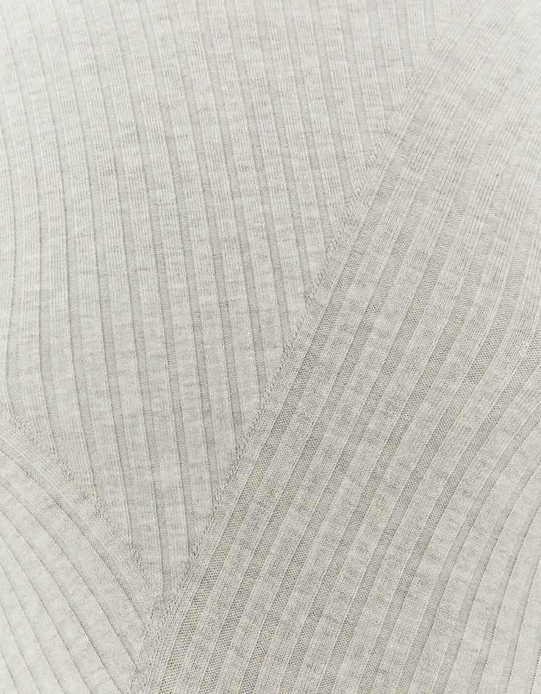 TALLY WEiJL, Graues Langärmliges Stricktop for Women