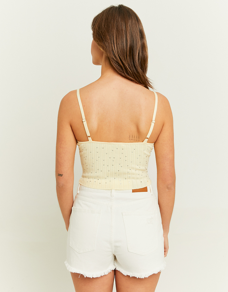 Knit Top with Strass | TALLY WEiJL