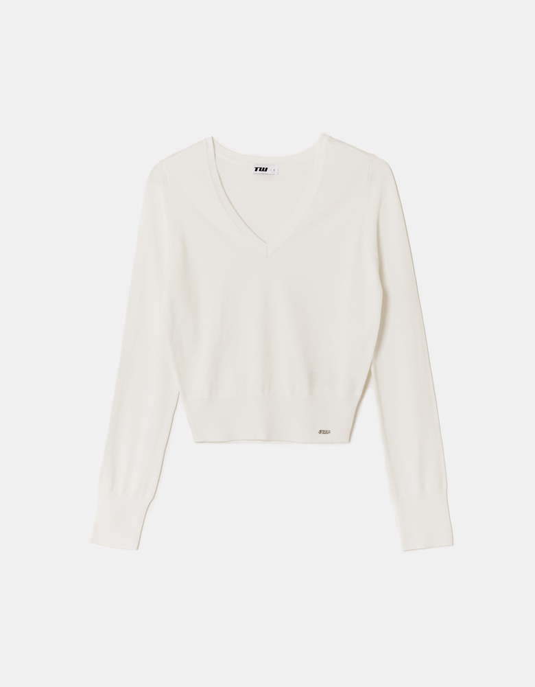 TALLY WEiJL, Weißer Pullover for Women