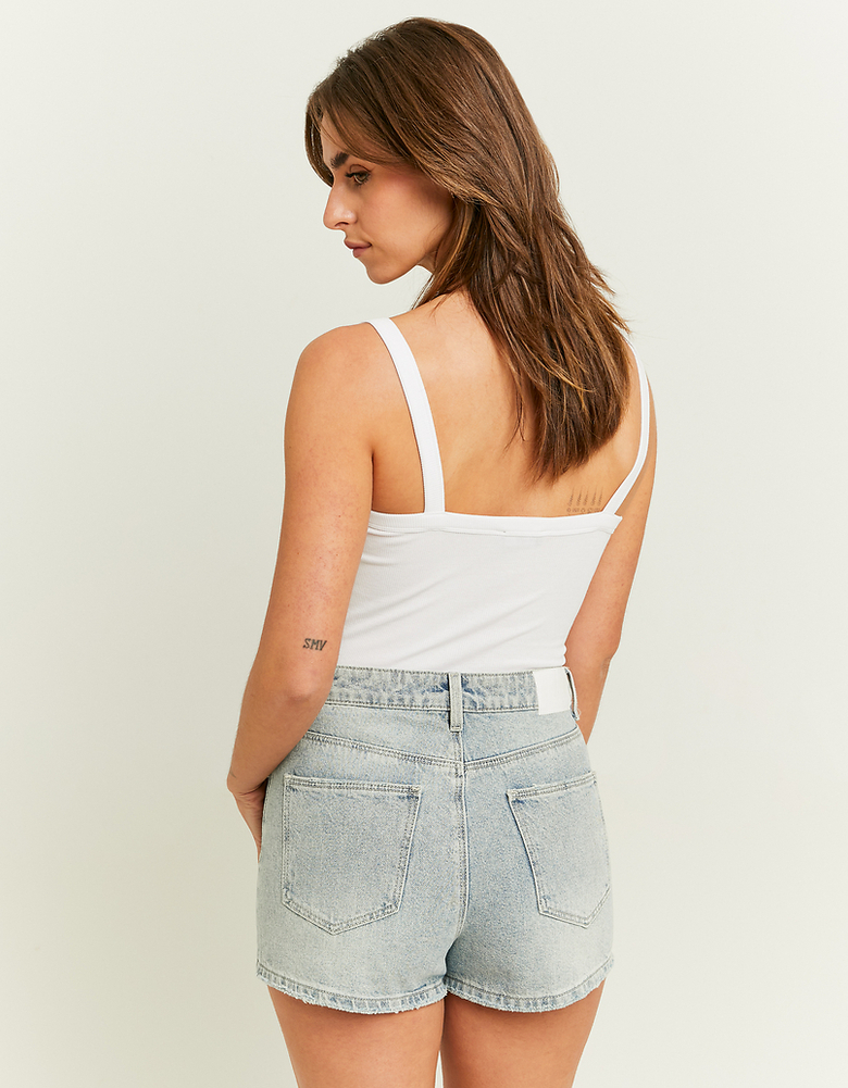 TALLY WEiJL, Short Mom Taille Haute avec Paillettes for Women