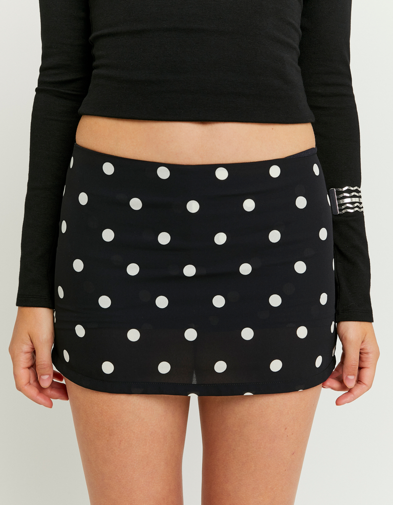 TALLY WEiJL, Schwarzer Skort mit Punkten for Women