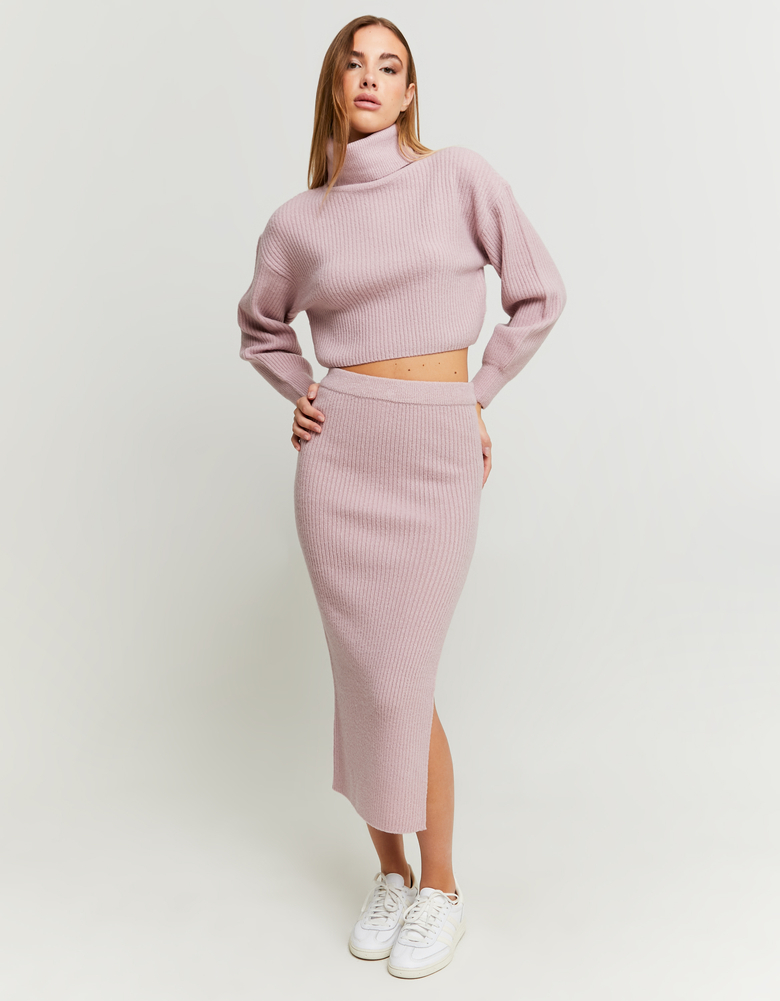 TALLY WEiJL, Jupe Midi Rose Douce for Women