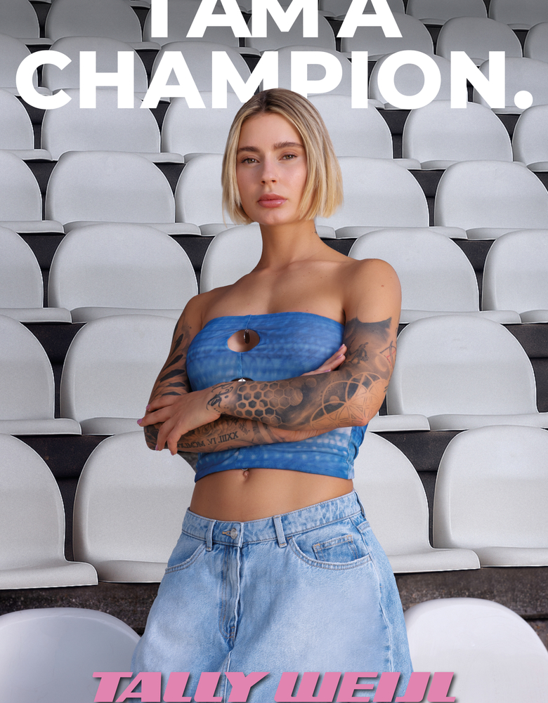 TALLY WEiJL, Mini Skort Ballon en Denim for Women