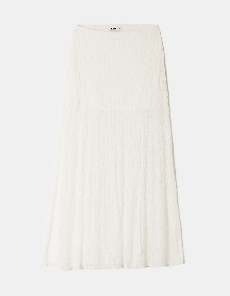Weisser Spitzen Maxirock | TALLY WEiJL