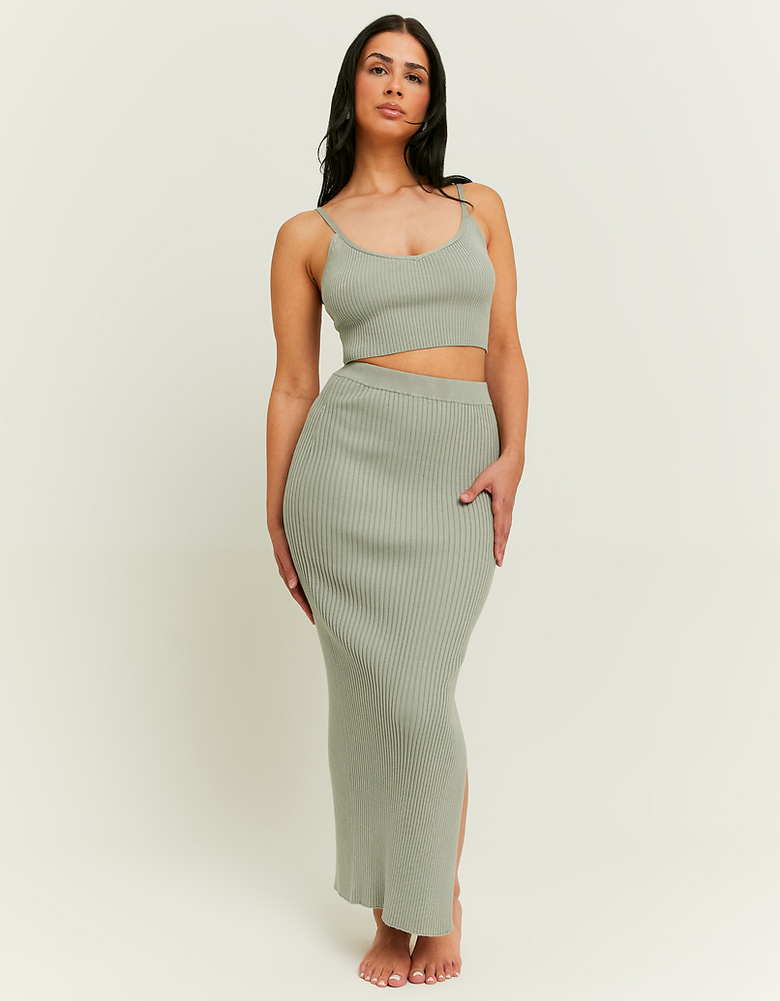 Knit Skirt with side slit | TALLY WEiJL