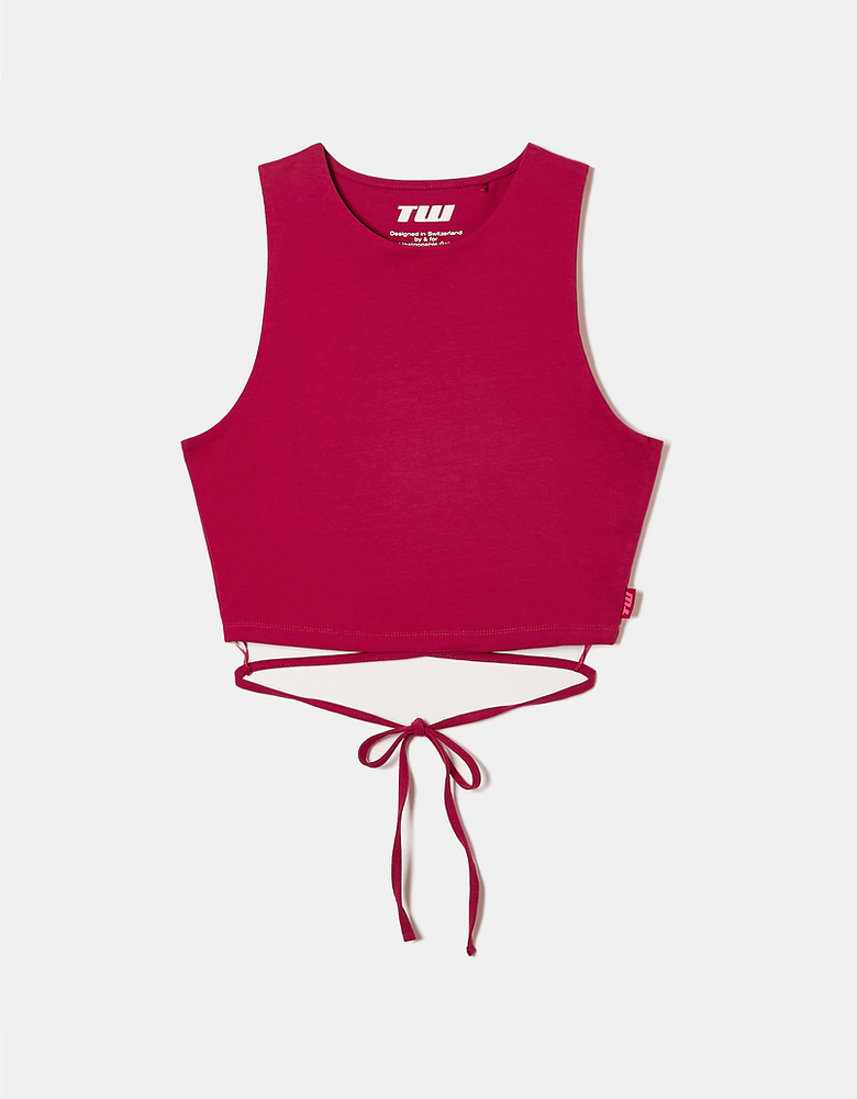 Lace Up Cropped Top | TALLY WEiJL