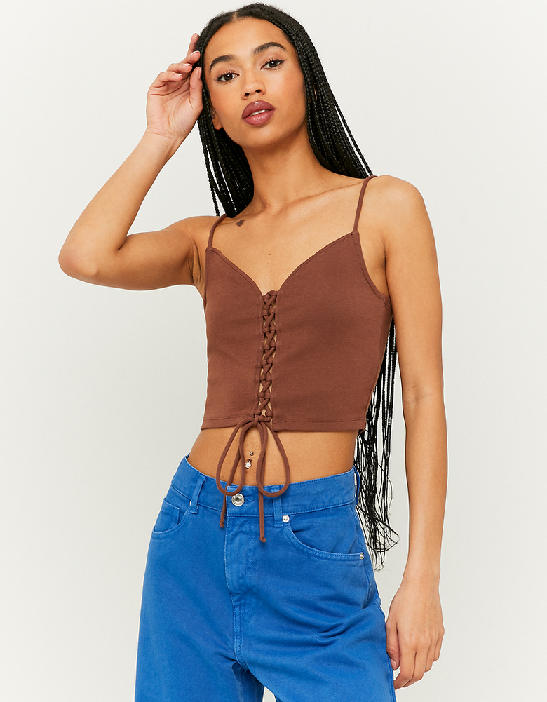 TALLY WEiJL, Fancy Detail Crop Top for Women