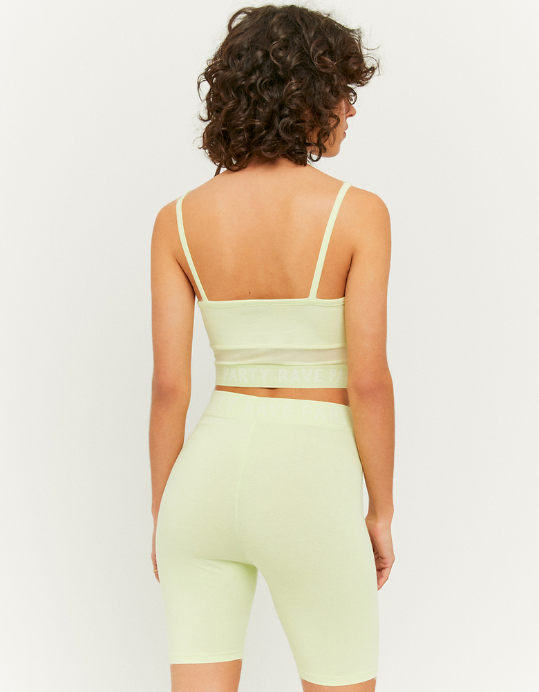 TALLY WEiJL, Top Imprimé Sans Manches Vert for Women