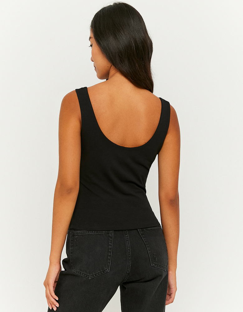 TALLY WEiJL, Schwarzes Basic Träger Top for Women