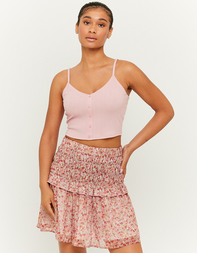 TALLY WEiJL, Buttoned Basic Tank Top for Women