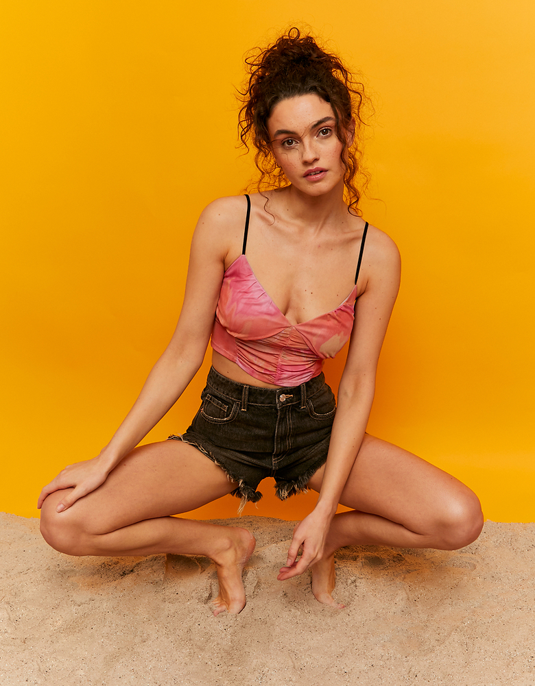 TALLY WEiJL, Mesh Crop Top for Women