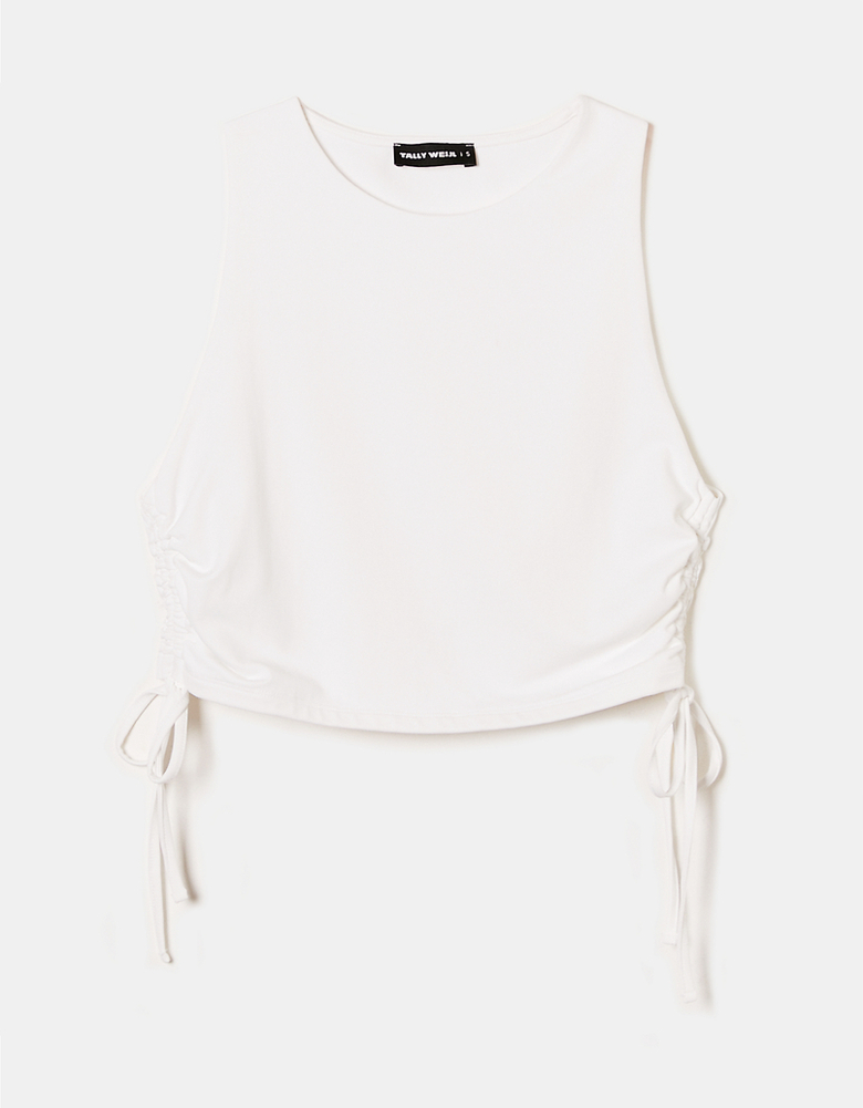 TALLY WEiJL, Top court Blanc for Women