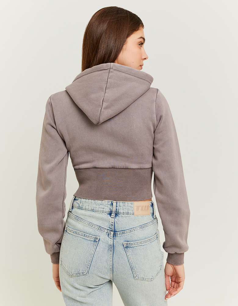 Hoodie corset gris | TALLY WEiJL