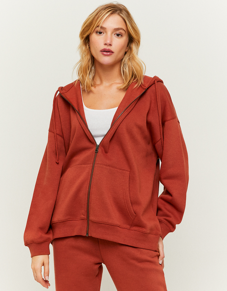 Bluza Oversize z kapturem na suwak | TALLY WEiJL
