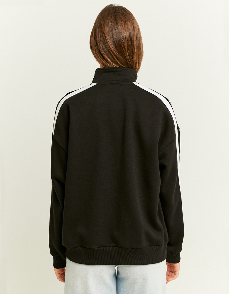 TALLY WEiJL, Black Zip Up Sweatshirt for Women