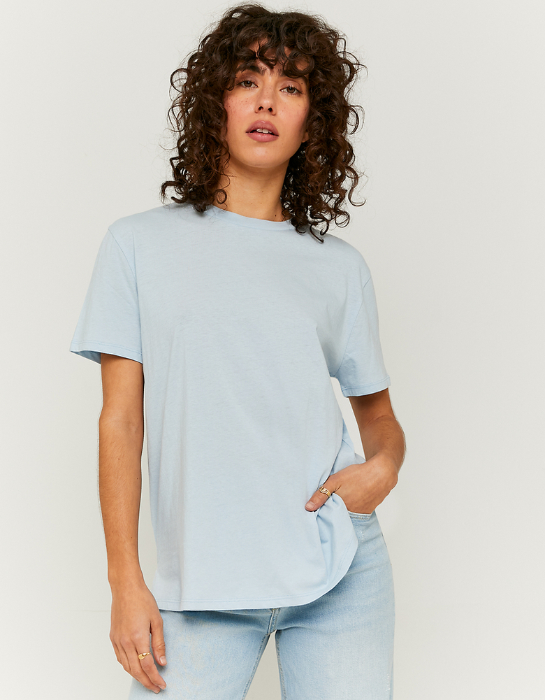 T-shirt Manches Courtes Bleu | TALLY WEiJL