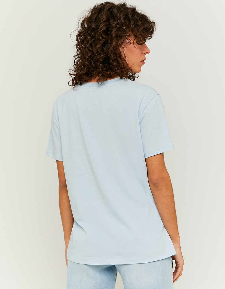 T-shirt Manches Courtes Bleu | TALLY WEiJL