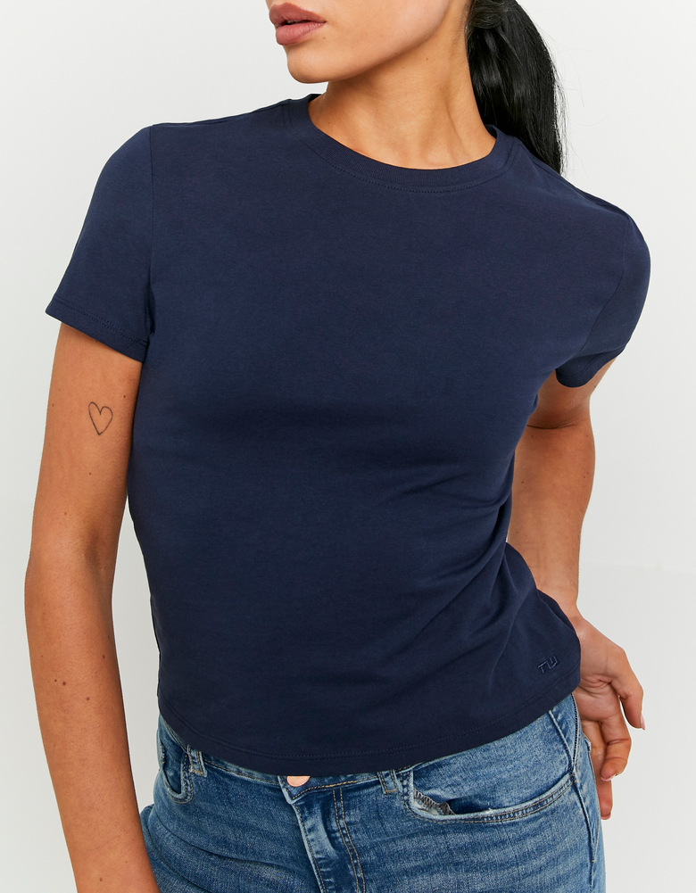 TALLY WEiJL, T-shirt basic blu for Women