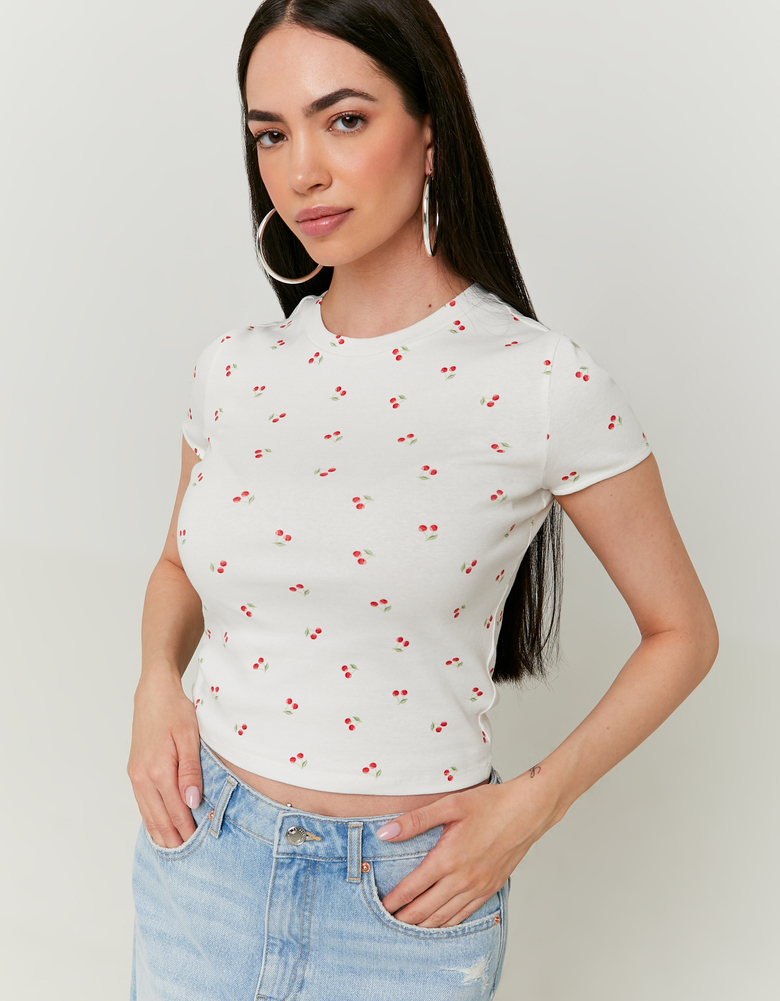 TALLY WEiJL, Geblümtes Basic-T-Shirt for Women