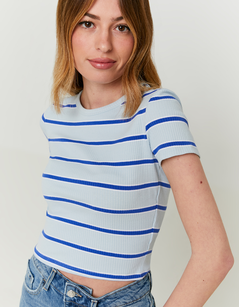 TALLY WEiJL, T-shirt Basic Μπλε for Women