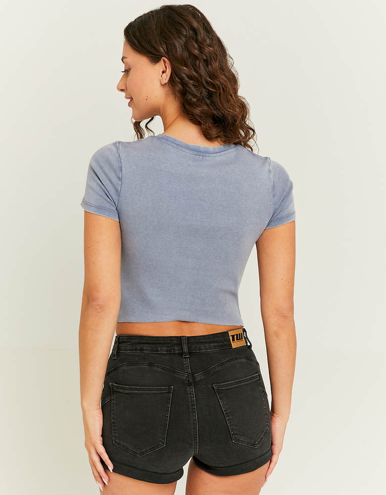 T-shirt Printed Acid Wash | TALLY WEiJL