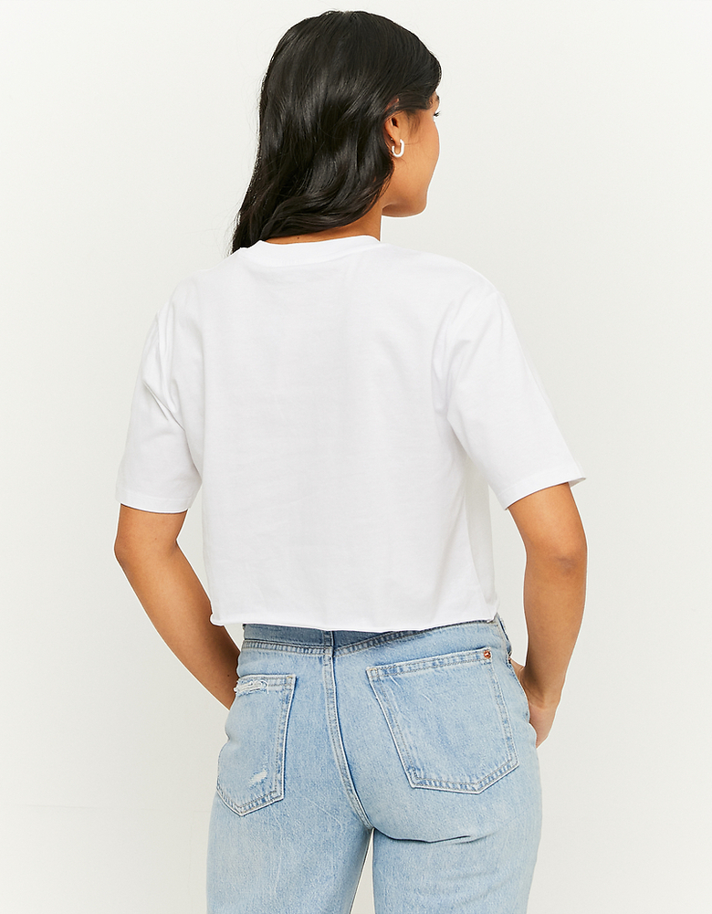 White Printed T-shirt | TALLY WEiJL