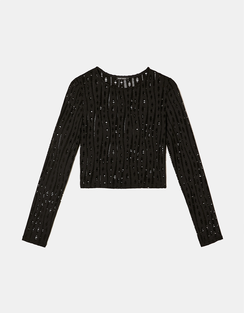 Cropped Long Sleeves Top | TALLY WEiJL