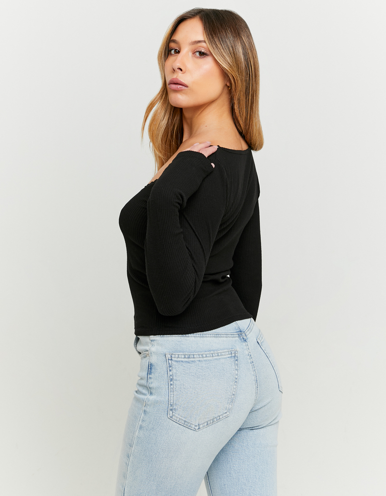 Maglietta Basica Nera | TALLY WEiJL