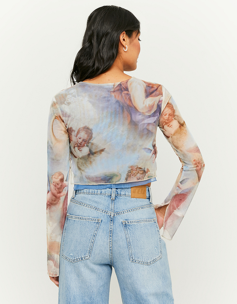 Court imprimé en mesh | TALLY WEiJL