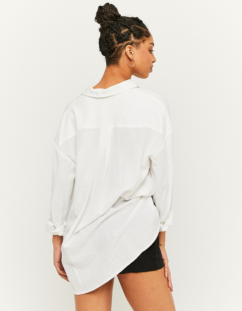 Basic Linen Blend Shirt | TALLY WEiJL