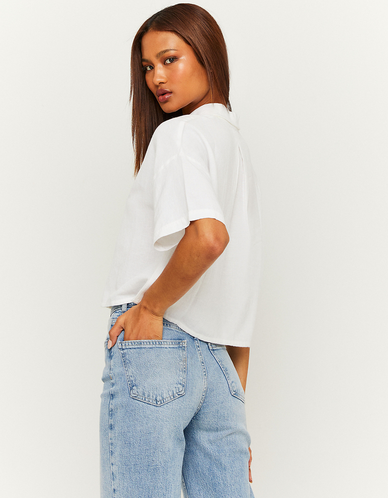 Buttoned Linen Shirt | TALLY WEiJL