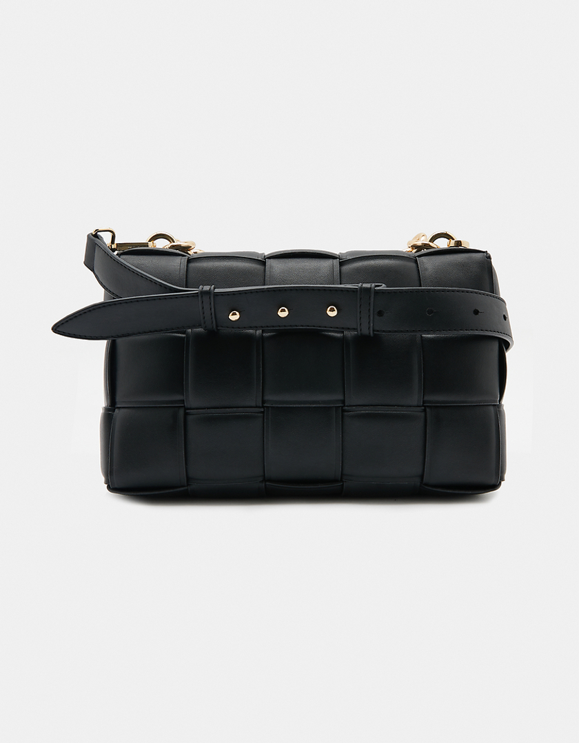 TALLY WEiJL, Black Weaved Handbag for Women