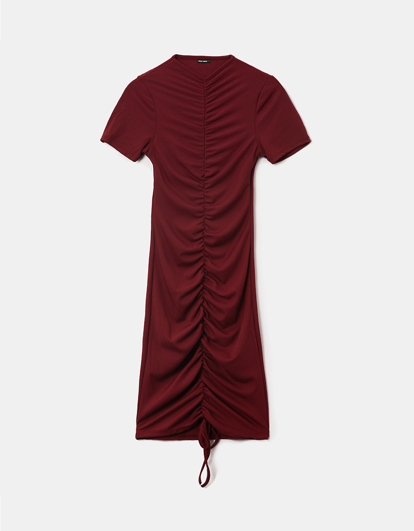 TALLY WEiJL, Rotes kurzärmliges Mini Kleid for Women
