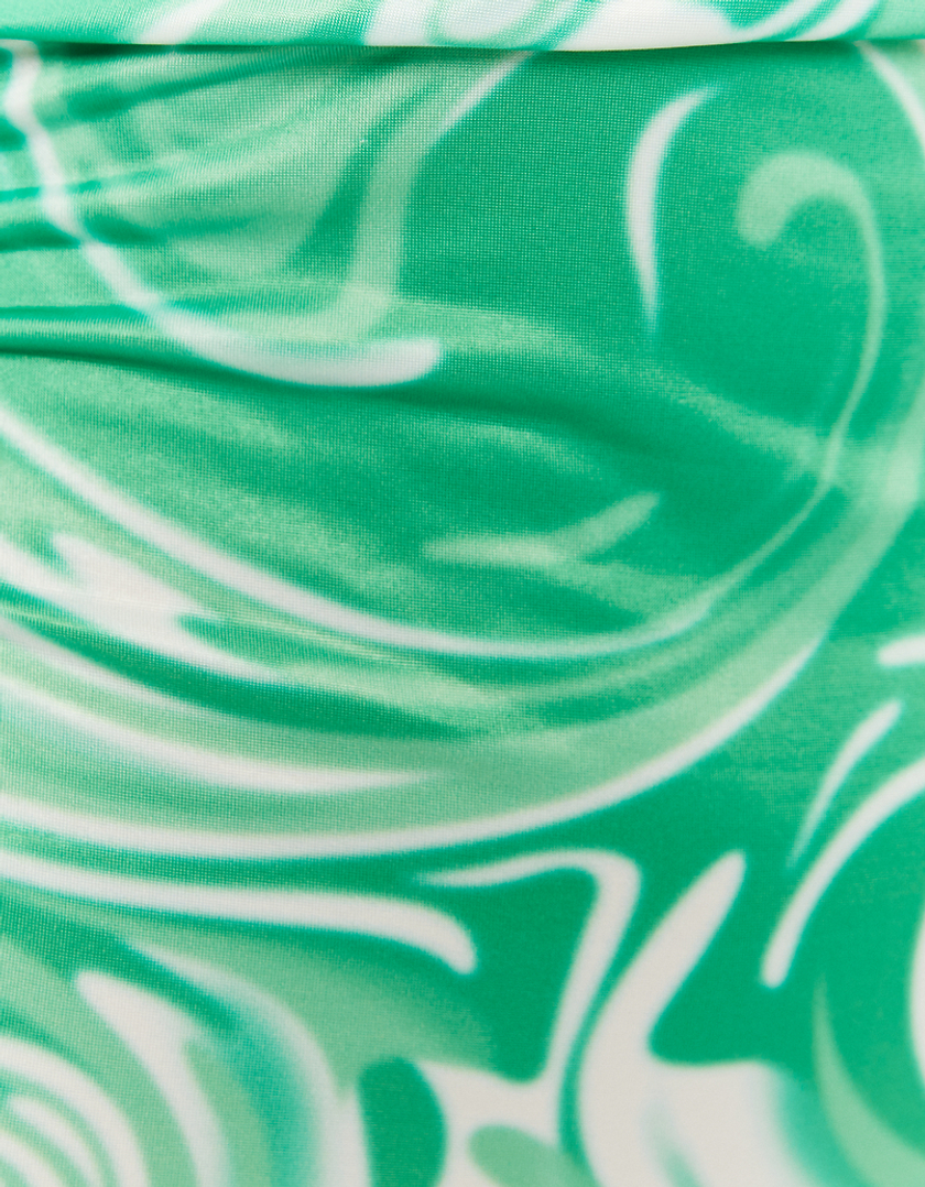 TALLY WEiJL, Zielona sukienka Mini Tie Dye for Women
