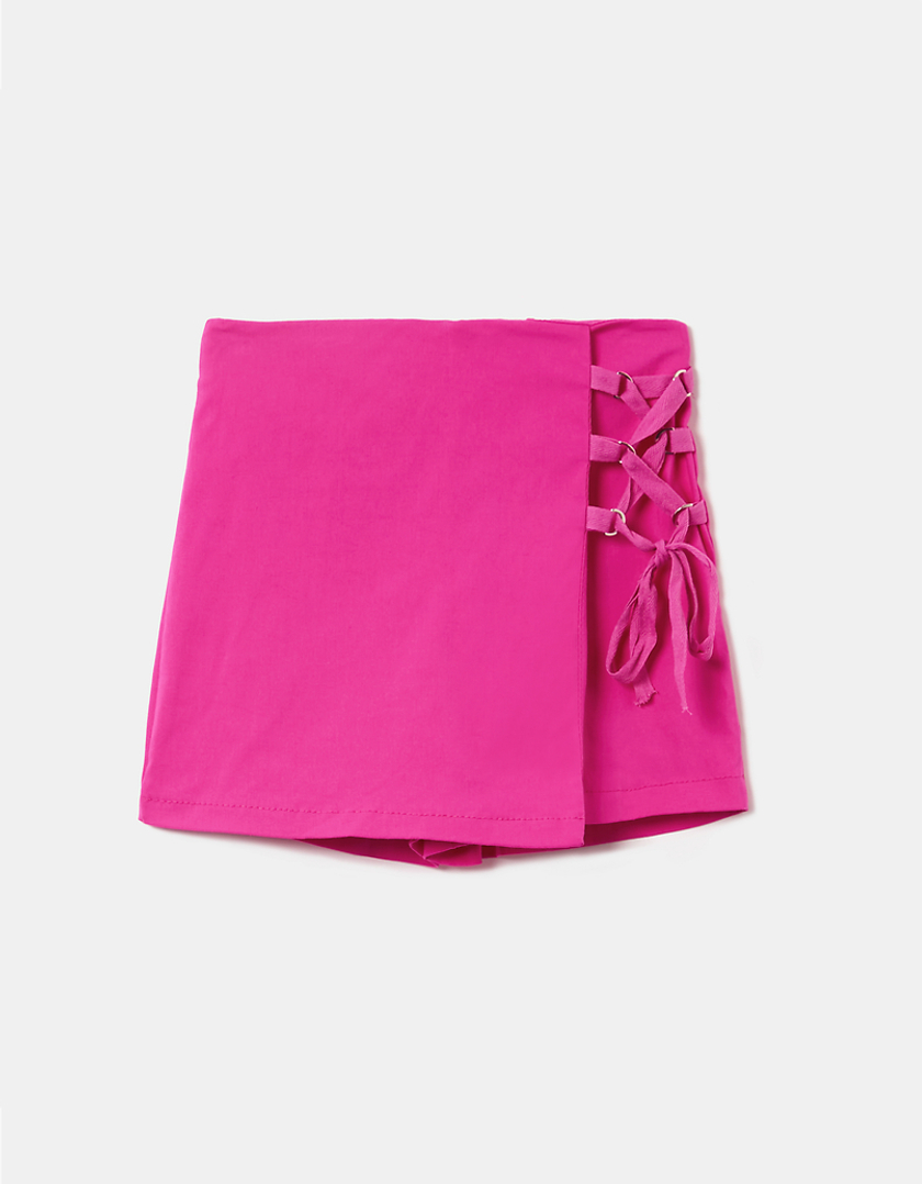 TALLY WEiJL, Pink High Waist Mini Skort for Women