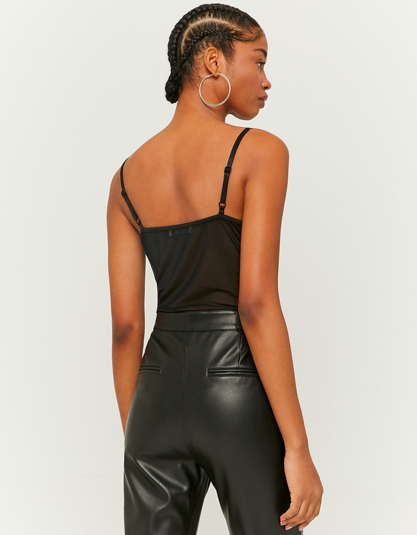 TALLY WEiJL, Black Sleeveless Bodysuit for Women