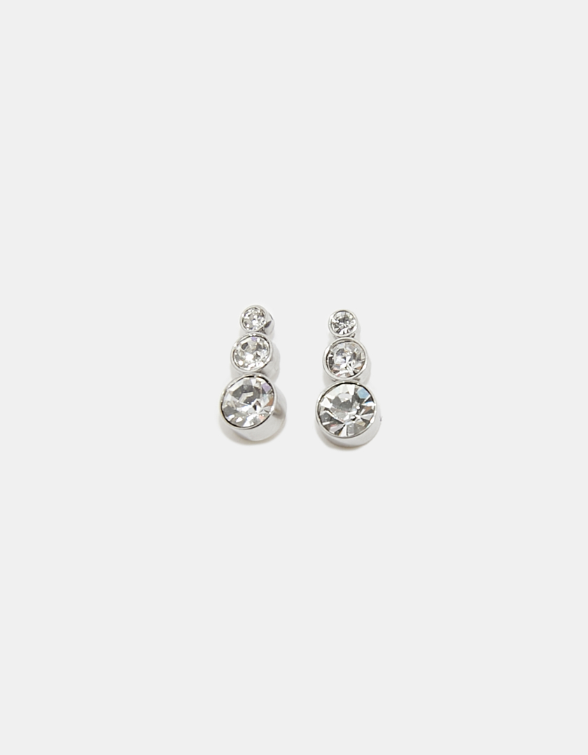Orecchini argento con strass