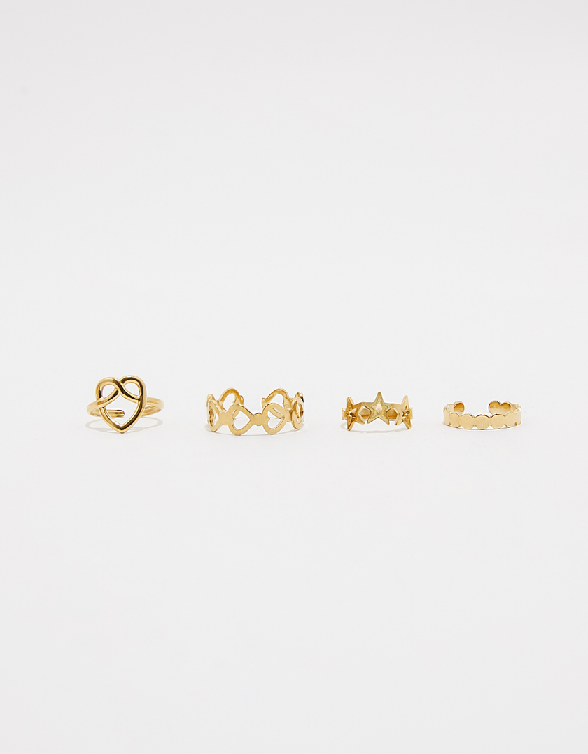 Pack of 4 Toes Rings