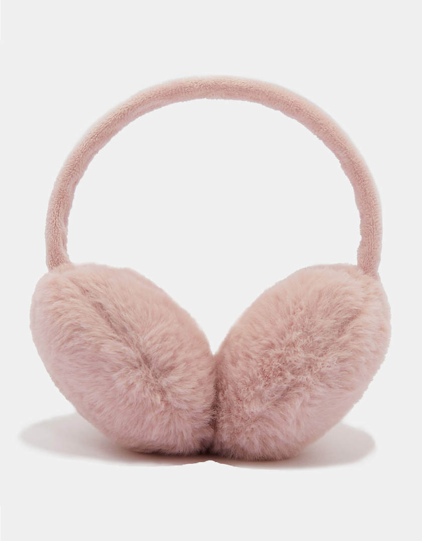 TALLY WEiJL, Pink Faux Fur Ear Muffs for Women