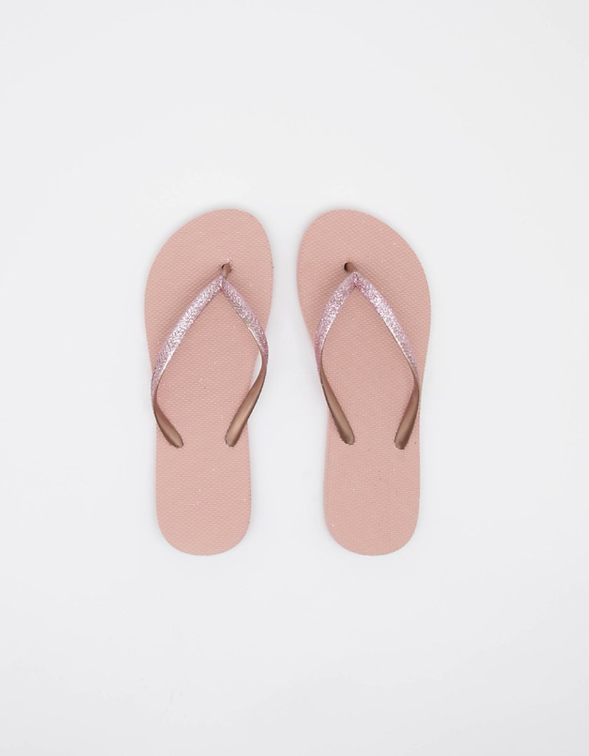 TALLY WEiJL, Pinke glitzernde Flip-Flops for Women