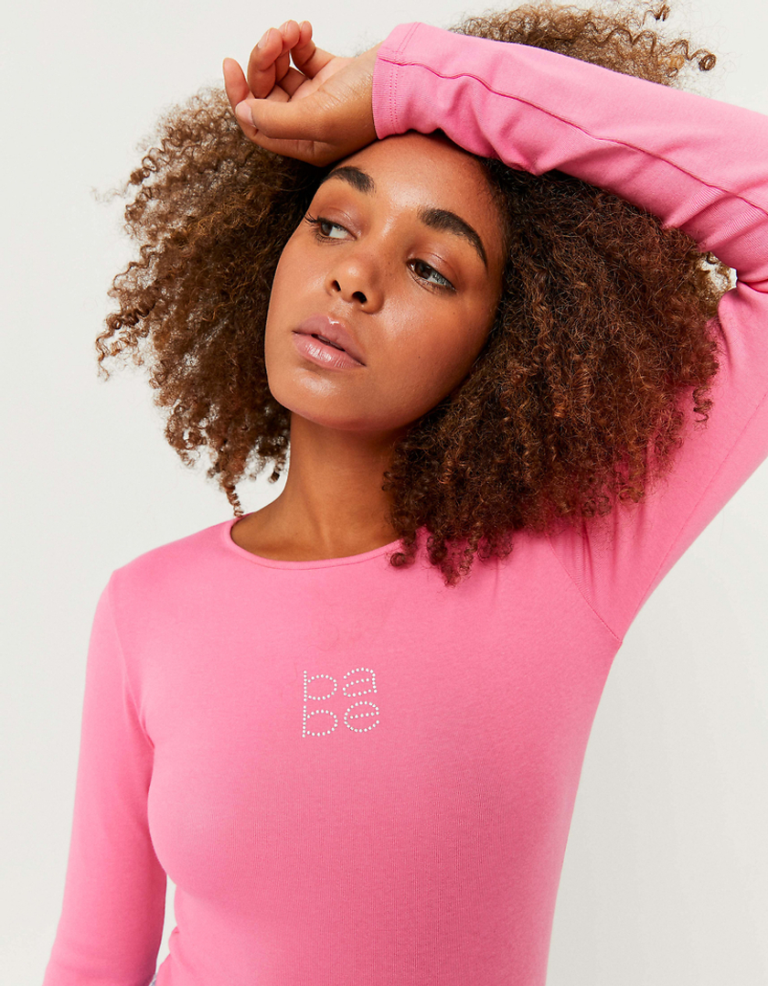 TALLY WEiJL, Body Manches Longues Rose for Women