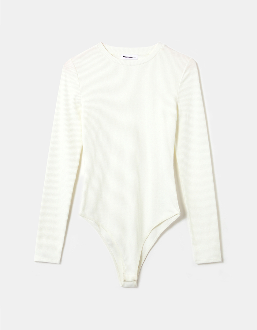 TALLY WEiJL, Body Basique Col Rond Blanc for Women