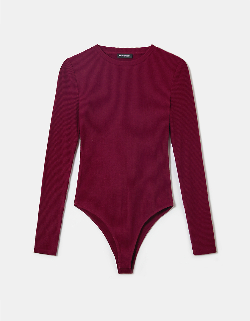 TALLY WEiJL, Body Basique Col Rond Rouge for Women
