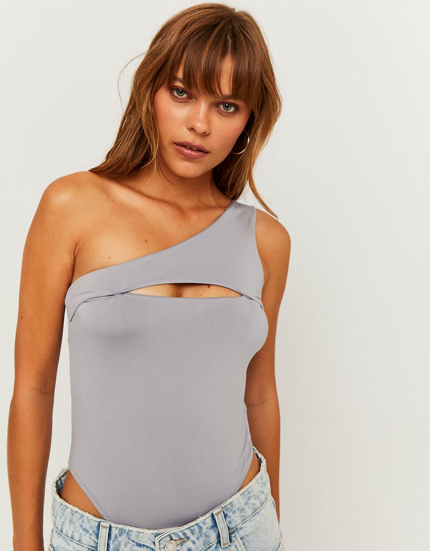 TALLY WEiJL, One Shoulder Cut Out Bodysuit for Women
