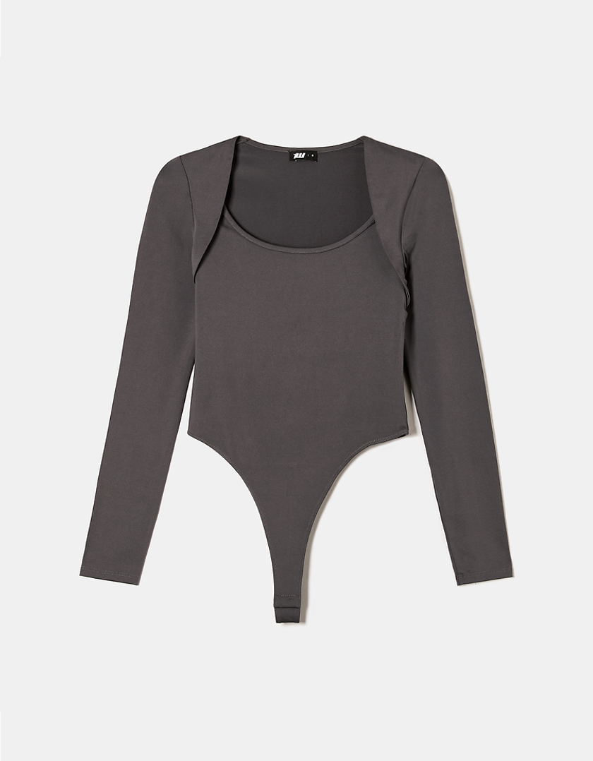 TALLY WEiJL, Grey Bolero Bodysuits for Women