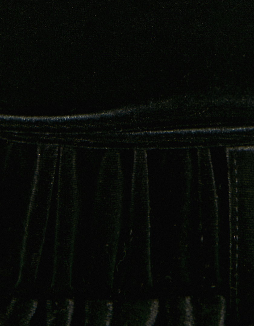 TALLY WEiJL, Μαύρο βελούδινο Bodysuit for Women