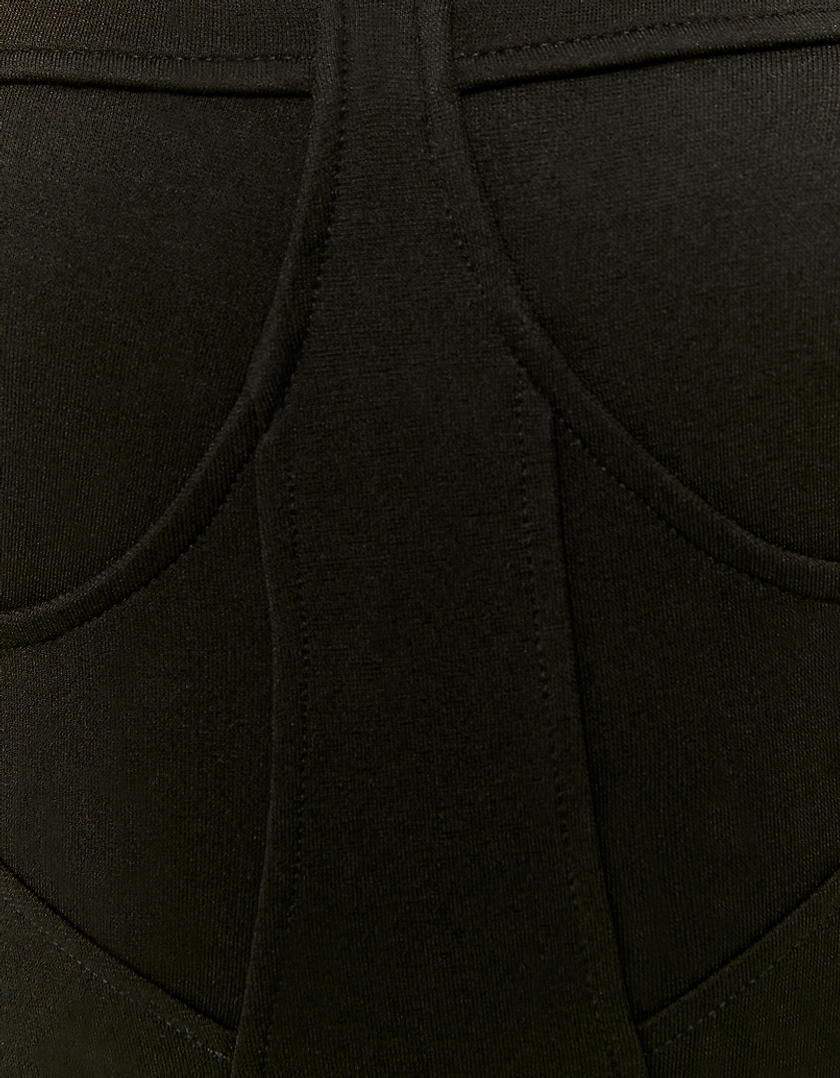 TALLY WEiJL, Black Corset Bodysuit for Women