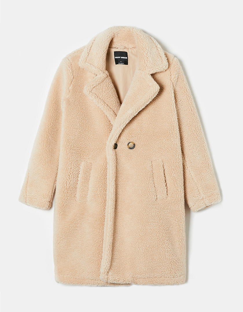 TALLY WEiJL, Cappotto Lungo Beige for Women